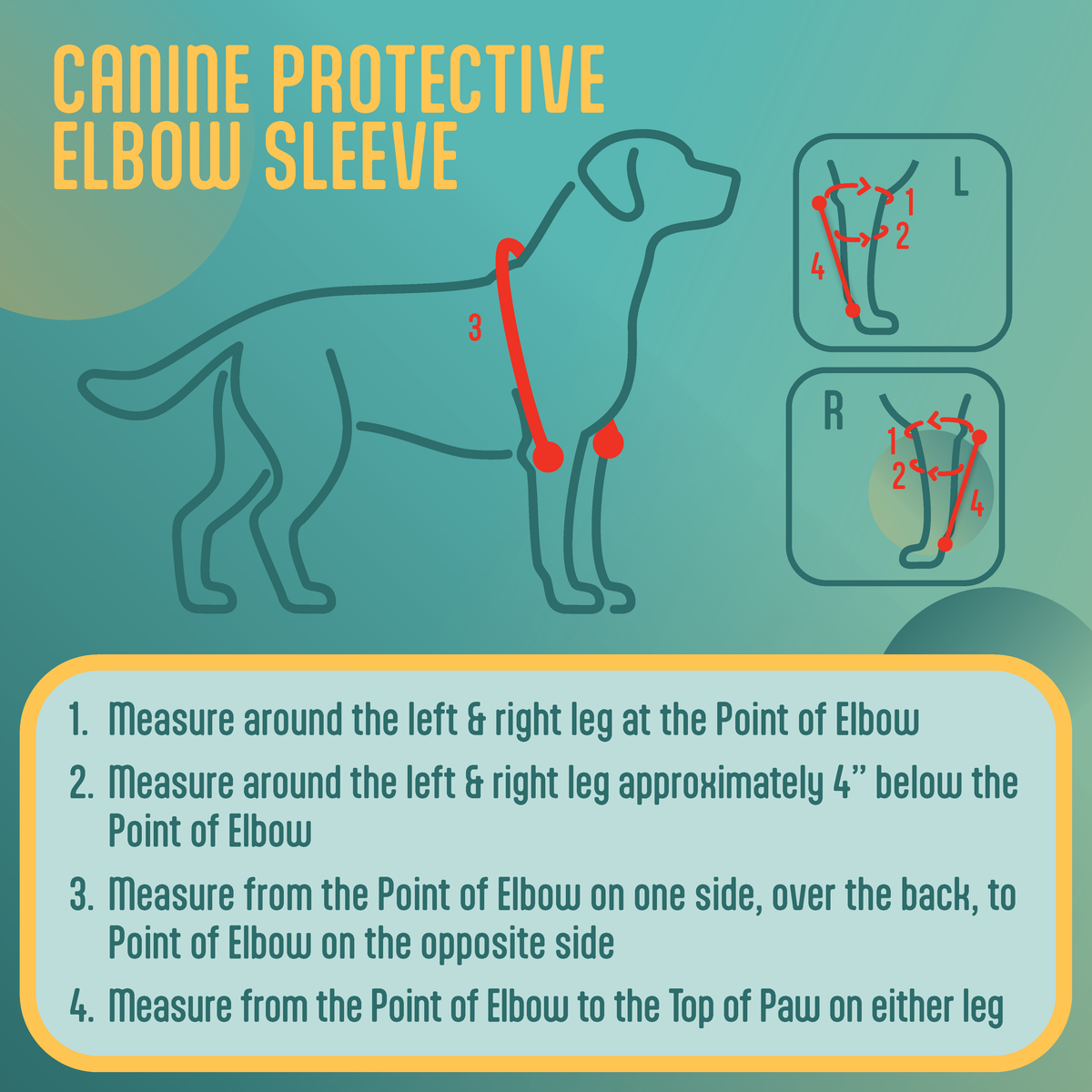 Canine Protective Elbow Sleeve